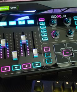 TC-Helicon GoXLR Revolutionary Online Broadcaster Platform with 4-Channel Mixer, Motorized Faders, Sound Board and Vocal Effects, Officially Supported on Windows 39 71kpn6M J8L