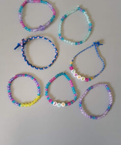 Just My Style My Very Own Jewelry Studio, Personalized Bracelet Making Kit With 1700+ Beads, Bead Kit Great for On-The-Go, Travel DIY Custom Accessories for Ages 6, 7, 8, 9 Jewelry Studio (Case) 24 71kqA3A 6kL