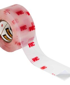 Scotch Mounting, Fastening & Surface Protection Permanent Clear Mounting Tape, holds up to 2 pounds, 1" x 60", 1 Roll, Model:4010 1"x60" 22 71kqUSf97L