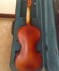 Mendini By Cecilio Violin For Beginners, Kids & Adults - Beginner Kit For Student w/Hard Case, Rosin, Bow - Starter Violins, Wooden Stringed Musical Instruments 4/4 MV300 Antique 57 71ks 3pGTEL