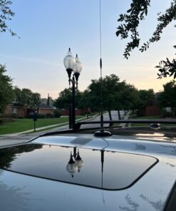 Nagoya RB-50 Heavy Duty Universal NMO Magnet Mount, Includes 18' of RG-58A/U Cable with a PL-259 Connector (Includes NMO Rain Cap) RB-50 NMO Magnet Mount 12 71ksfU6N9L