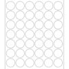ChromaLabel 1.25 Inch Round Printable Labels for Laser and Inkjet Printers, 1050 Stickers per Pack, 42 Stickers per Sheet, White 16 71kspy8ardL