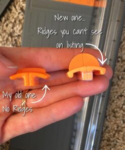 Fiskars TripleTrack Titanium Trimmer Replacement Blades - 2-Pack - High Profile Style I Blades - Arts and Crafts - Orange Triple Track Blades 28 71kt42aNCtL