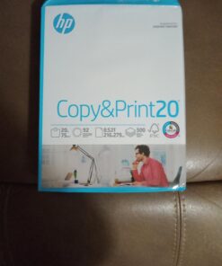 HP Printer Paper | 8.5 x 11 Paper | Copy &Print 20 lb | 1 Ream Case - 500 Sheets| 92 Bright | Made in USA - FSC Certified | 200060 1 Pack Standard Size (8.5x11) 46 71ktB6ZMcFL 3