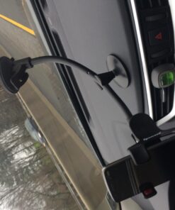 IPOW Upgraded Truck Phone Mount Holder Universal 11 Inches Long Arm Windshield Dashboard Car Mount Cradle with Adjustable X Clamp&Ultra Dashboard Base for Smartphones 27 71ktE4ugMIL