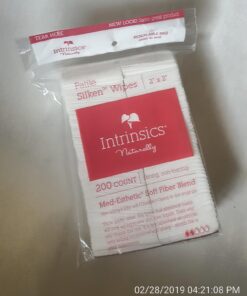 Intrinsics 407300 Petite Silken Wipes - 2"x2", 4-ply Blend of Soft Fibers, 200 Count 41 71ktNek0A5L