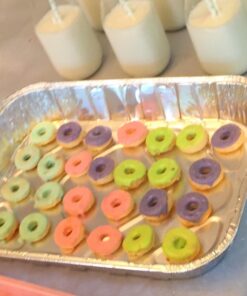 Ozera Silicone Mini Donut Pan, 18 Cavity Doughnut Baking Mold Tray - Muffin Cups, Cake Mold, Biscuit Mold 29 71ku38ZqV6L