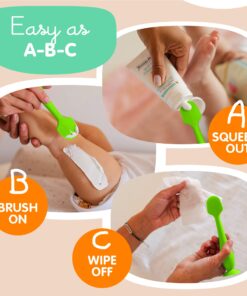 Diaper Cream Spatula - Baby Bum Brush for Butt Paste Diaper Cream - Baby Butt Cream Diaper Cream Applicator - Butt Spatula Baby Necessities - Bumco Diaper Cream Brush, Green 26 71kuGD1vzoL