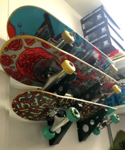 StoreYourBoard Skateboard and Longboard Storage Rack, Trifecta Wall Mount Display, Home and Garage Organizer 28 71kumEUml9L