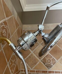 AquaBliss High Output Revitalizing Shower Filter - Reduces Dry Itchy Skin, Dandruff, Eczema, and Dramatically Improves The Condition of Your Skin, Hair and Nails - Chrome (SF100) 49 71kusTSnoLL