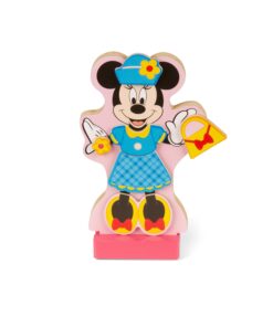 Melissa & Doug Disney Minnie Mouse and Daisy Duck Magnetic Dress-Up Wooden Doll Pretend Play Set (40+ pcs) - Toys, Dress Up Dolls For Preschoolers And Kids Ages 3+ Minnie & Daisy 31 71kwbfR6AXL
