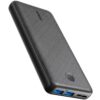 Anker Portable Charger, Power Bank, 20,000mAh Battery Pack with PowerIQ Technology and USB-C (Recharging Only) for iPhone 15/15 Plus/15 Pro/15 Pro Max, iPhone 14/13/12 Series, Samsung Galaxy (Black) Black 112 71kwrPSxC4L