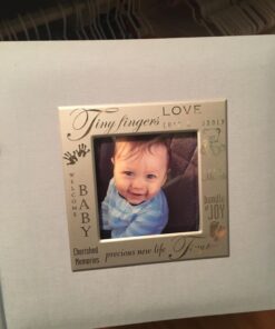 MCS 200-Pocket Fabric Baby 4x6 Photo Album with Writing Space, 8.5 x 8.5 Inches, Baby Blue 15 71kxLkA08SL