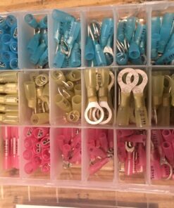 Wirefy Heat Shrink Wire Connectors Kit - Marine Grade Electrical Connectors - Automotive Butt Connectors - Insulated Ring, Spade, Fork, Hook Crimp Terminals - 22-10 Gauge - 270 PCS 270 pieces kit 42 71kxR2OZOcL