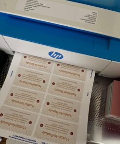 Avery Printable Business Cards, Inkjet Printers, 90 Cards, 2 x 3.5, Clean Edge, Heavyweight (28878) Matte White 31 71kxsGwd3WL