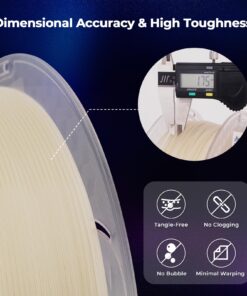 AMOLEN PLA 3D Printer Filament, 1.75mm Glow in The Dark Blue Filament for 3D Printing, 1kg(2.2lbs) Spool, Compatible with Most FDM Printer Glow-blue 36 71kyAuoqSvL