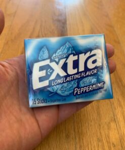 Extra Gum Peppermint Chewing Gum, 15 Pieces (Pack of 10) 39 71kyYvbNZrL