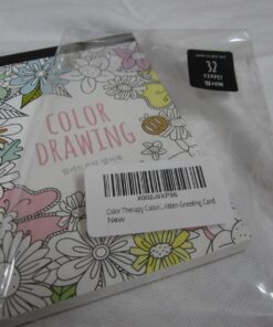 Color Therapy Coloring Books for Adult Relaxation DIY Stationery Cards Set with 32 Designs Coloring Stationery Note Cards Postcards, Hand Drawn Hand Written Greeting Card 80 71kzBHfKGwL