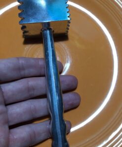 HIC Kitchen Meat Tenderizer Ice Cracker Marinating Prep Tool, Double-Sided, Heavyweight Aluminum, 8.5-Inches, Ideal for Tougher Cuts, Nonporous, Hand Wash Aluminum Tenderzier 15 71kzu0MN0CL