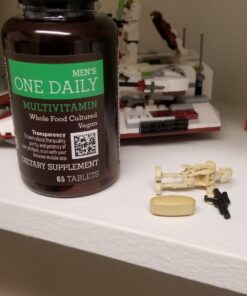 Amazon Elements Men’s One Daily Multivitamin, 62% Whole Food Cultured, Vegan, 65 Tablets, 2 month supply (Packaging may vary) 33 71l C5vsHwL