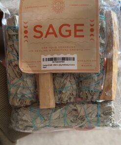 JL Local Smudge Kit Refill - White Sage & Palo Santo for Smudging, Healing, Purifying, Meditating & Incense 23 71l KVygSL