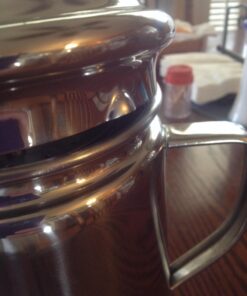 Coleman Stainless Steel Percolator Coffee Pot, 12-Cup Capacity Lightweight Coffee Percolator, No Filter Needed, Durable Outdoor Coffee Maker for Camping, Backpacking, RV, Stovetop, Campfire, & More 58 71l iuIjO6L 1