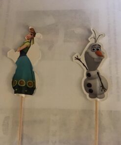 Set of 24 Pieces Frozen Cake Cupcake Decorative Cupcake Topper for Kids Birthday Party Themed Party 15 71l uxJKFSL