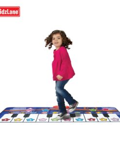 Piano Mat for Kids, 10 Selectable Sounds + Play -Record -Playback -Demo-mode, Heavy Duty Material Piano Mat 15 71l0 dB dMS