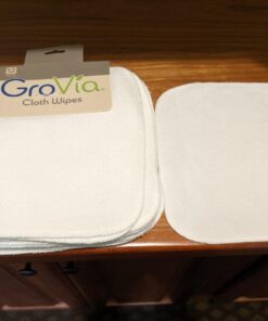 GroVia Reusable Cloth Diapering Wipes, 12 Count Multi 12 Count (Pack of 1) 35 71l0qzgLYL