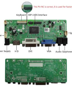 HD-MI VGA DVI Audio LVDs Controller Board 30 pin for 17" 19" 1280x1024 M170EG01 M170EN01 M170EN06 M170ETN01 1 LCD Gaming Screen Panel 22 71l0sVQYcNL