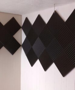 Foamily 12 Pack- Acoustic Panels Studio Foam Wedges 1" X 12" X 12" 39 71l0wIe3LBL