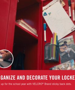 VELCRO Brand Dots with Adhesive White | 200 Pk | 3/4" Circles | Sticky Back Round Hook and Loop Closures for Organizing, Arts and Crafts, School Projects, 91824, 200Pk 23 71l1UaPYQL