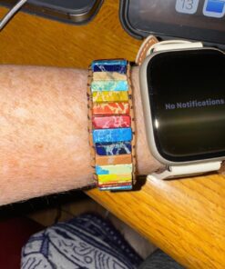 Plumiss 7 Chakra Bracelets for Women Boho Handmade Natural Jasper Stone Healing Energy Bead Leather Wrap Bracelet Jewelry Collection Chakra Jasper 27 71l1rB0KC4L