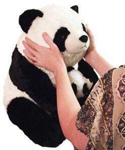 Mother and Baby Panda Plush Set | Super Soft Panda Stuffed Animal | Cute Plushies for Kids' Bedroom | 18-in Stuffed Animals for Girls & Boys | Panda Bear Stuffed Animal Toys by Exceptional Home 28 71l20eEXgcL