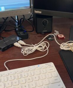 UGREEN USB Switch Selector 2 Computers Sharing 4 USB Devices USB 2.0 Peripheral Switcher Box Hub for Mouse Keyboard Scanner Printer PCs with One-Button Swapping and 2 Pack USB A to A Cable 51 71l3FITY0L