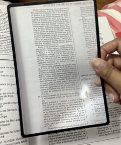 MagniPros Premium 3X (300%) Page Magnifying Lens with 3 Bonus Bookmark Magnifiers for Reading Small Prints, Low Vision Aids & Solar Projects 50 71l3cfMHirL