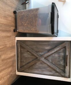 IRIS USA 65qt/16.2gal Airtight Pet Food Storage Container, Black 50 lbs Clear/Black 34 71l3l4jyH9L