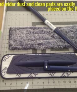 Bona Premium Microfiber Floor Mop for Dry and Wet Floor Cleaning - Includes Microfiber Cleaning Pad and Microfiber Dusting Pad - Dual Zone Cleaning Design for Faster Cleanup Standard 47 71l431SgwYL