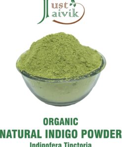 Just Jaivik 100% Organic Indigo Powder - 227 gms / 1/2 LB Pound / 08 Oz - Indigofera Tinctoria- A 100% Organic Hair Dye - Color your hair dark brown to black with Henna 20 71l5n8pkRzL
