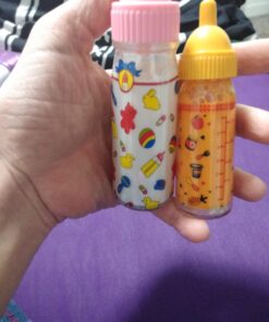 Toysmith My Sweet Baby, Magic Baby Bottle Set, Two Bottles, For Boys & Girls Age 3+ Magic Baby Bottles Doll Toy 35 71l5u4 e2oL
