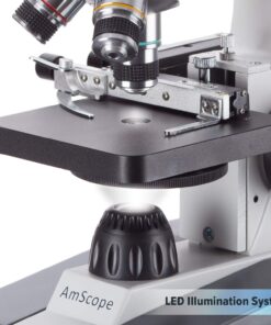AmScope M150C-I 40X-1000X All-Metal Optical Glass Lenses Cordless LED Student Biological Compound Microscope 34 71l6C83MGHL