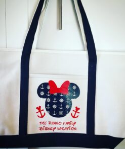 DALIX 23" Premium 24 oz. Cotton Canvas Shopping Tote Bag Navy Blue 43 71l717y4YCL