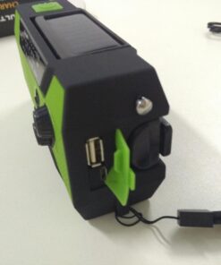 Emergency Crank Weather Radio, AM/FM/NOAA Hand Crank Portable Solar Radio with SOS Alarm, Battery Operated, LED Flashlight & Reading Lamping, 2000mAh Power Bank for Emergency Phone Charge Green 69 71l7QWj9ceL