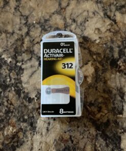 Duracell Activair Hearing Aid Batteries Size 312 (80 Batteries), Brown 80 Count (Pack of 1) 12 71l7iDC8tPL