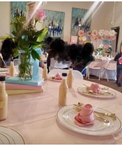 360 Piece Plastic Silverware Set – Disposable Gold Forks, Spoons, Knives – Bulk Flatware Utensil Party Supplies for Wedding, Birthday, All Occasions Metallic Gold 36 71l8EP9p NL