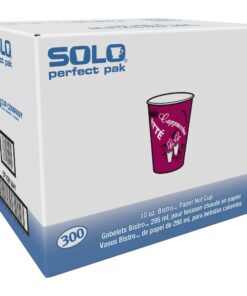 Solo OF10BI-0041 10 oz Bistro SSP Paper Hot Cup (Case of 300) 10 ounces 1 6 71l8tPXY3OL