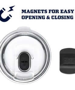 YETI Rambler 20 oz Stainless Steel Vacuum Insulated Tumbler w/MagSlider Lid Navy 1 Count (Pack of 1) 25 71l8vY 7xkL