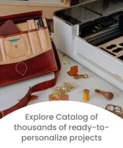 Glowforge Plus Laser Cutter - Create 10x Faster in Wood, Acrylic, Leather... Even Chocolate. Print Jewelry, Signs, Furniture - Anything You Imagine. Free Software Works with Mac, PC, Tablet, & More. 62 71l9DUU2nOL