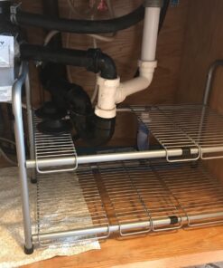 DecoBros Under Sink 2 Tier Expandable Shelf Organizer, Silver 44 71l9GDOaXHL