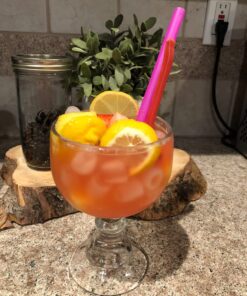 Chefcaptain Schooner Beer Glass - 21.5 Oz Extra Large Goblet Crystal Style ZERO LEAD Shrimp Cocktail, Coronaritas, Margaritas 4 PACK Classic 21.5 OZ 42 71l9xOiES8L